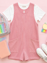Load image into Gallery viewer, Seersucker Romper - 2 Colors