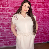Embroidered Lounge Dress