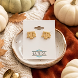 Gold Plated Studs A&M Logo