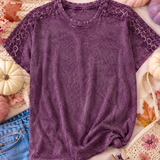 Purple Boho Lounge Top