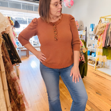 Ruffle Sweater Top