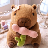Capybara Flower Plush