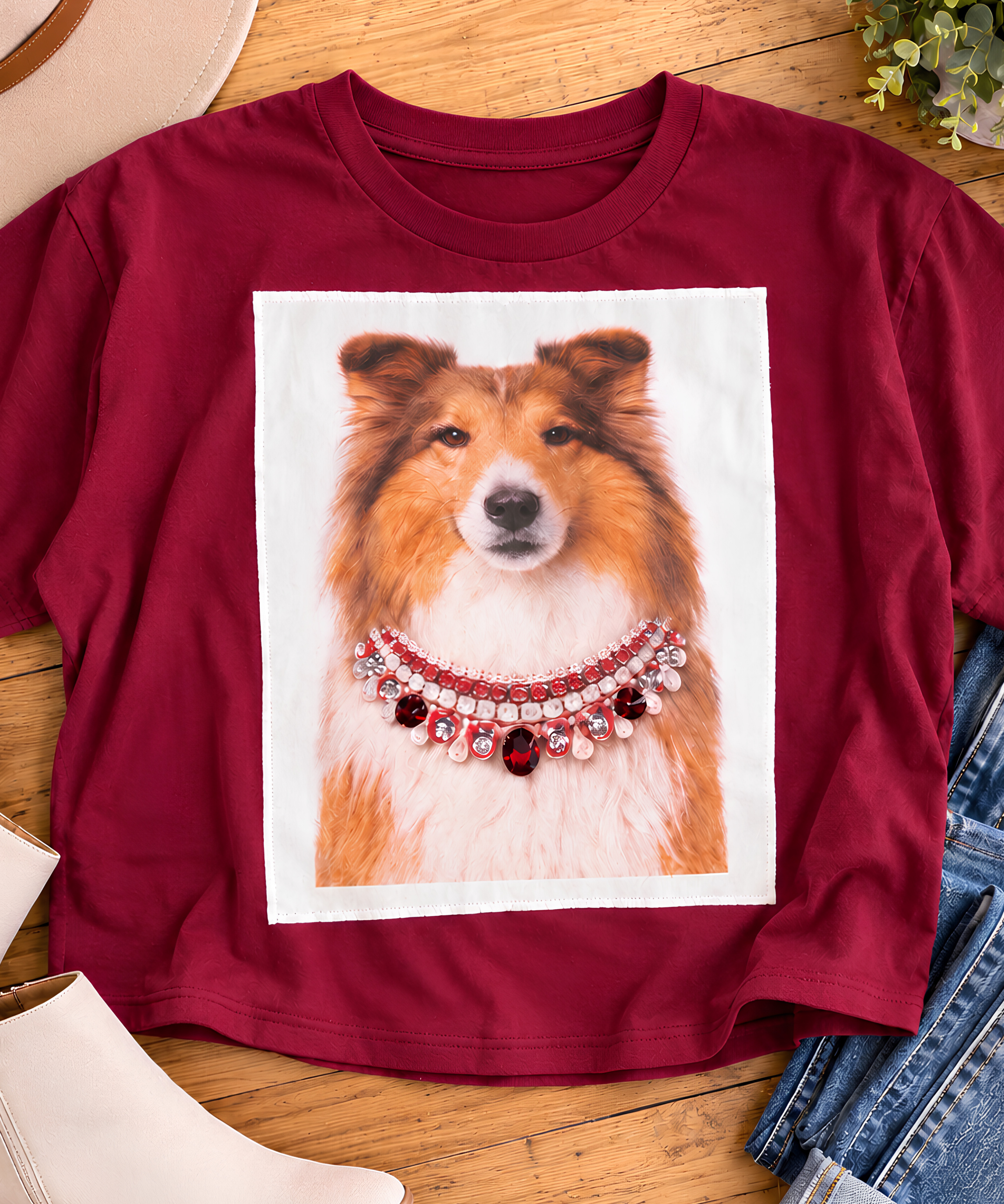 Collie Boxy Jewel Tee