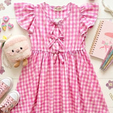 Pink Gingham Dress