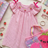 Smocked Strawberry Dress