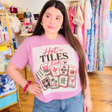 Mahjong Tiles Cropped Tee