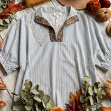 Leopard Detail Top
