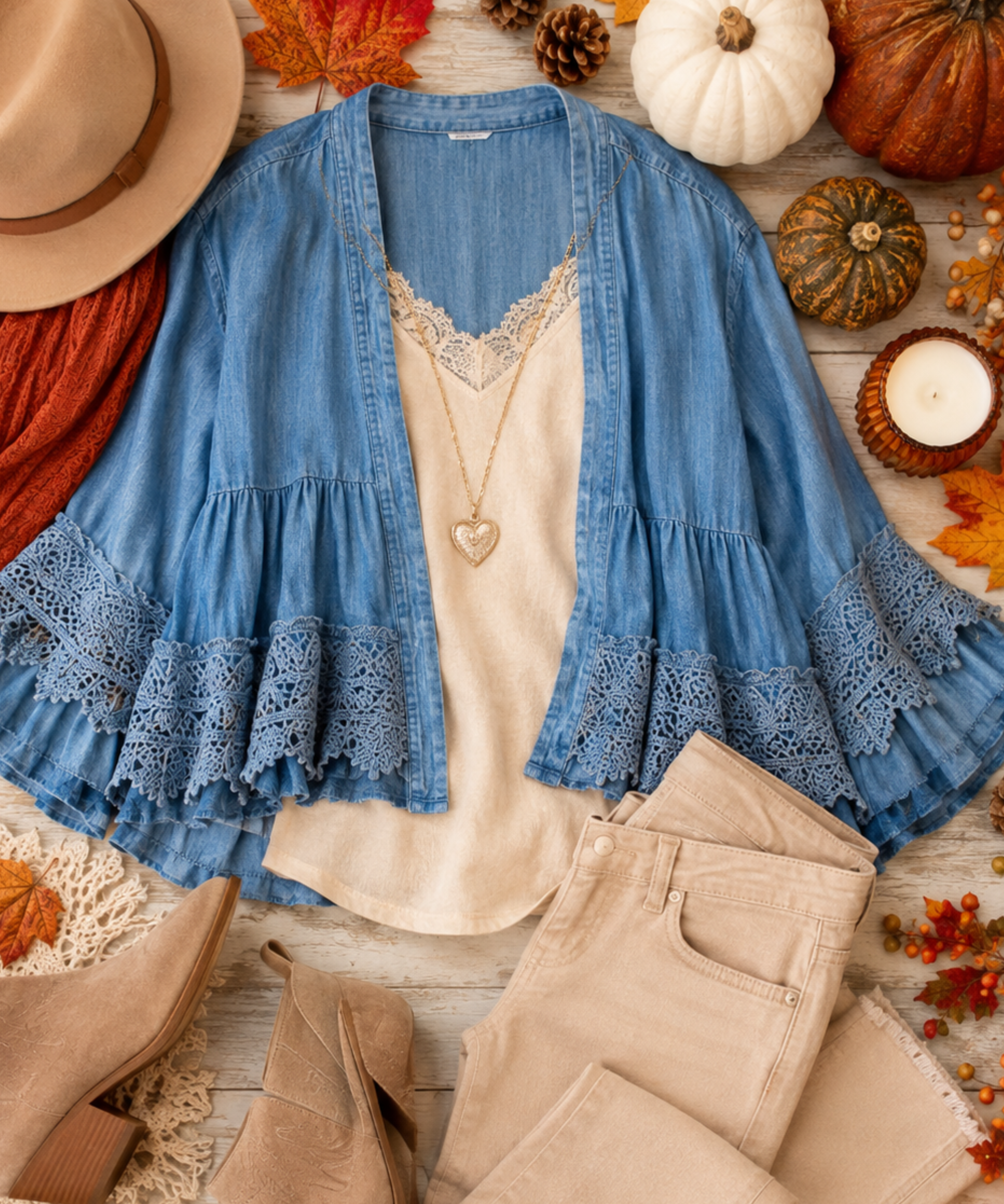 Lace Shrug - 2 Colors