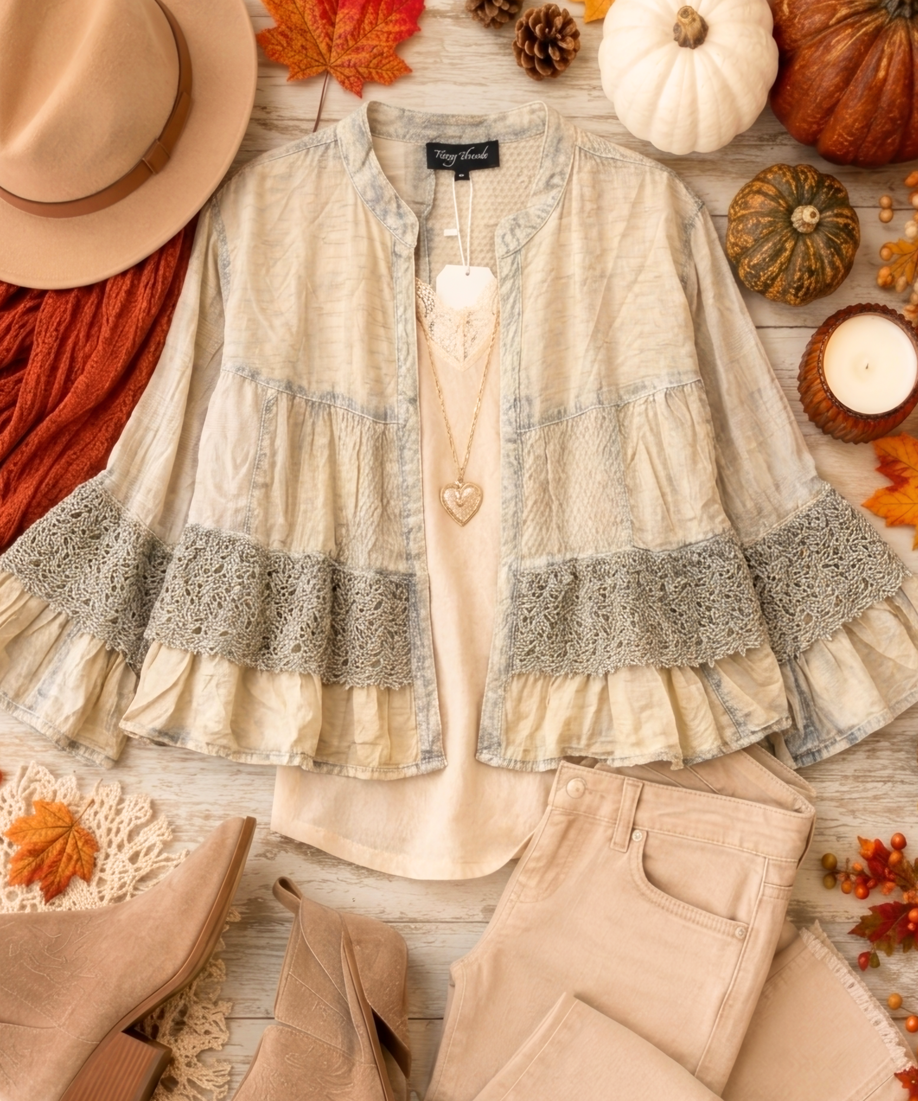 Lace Shrug - 2 Colors