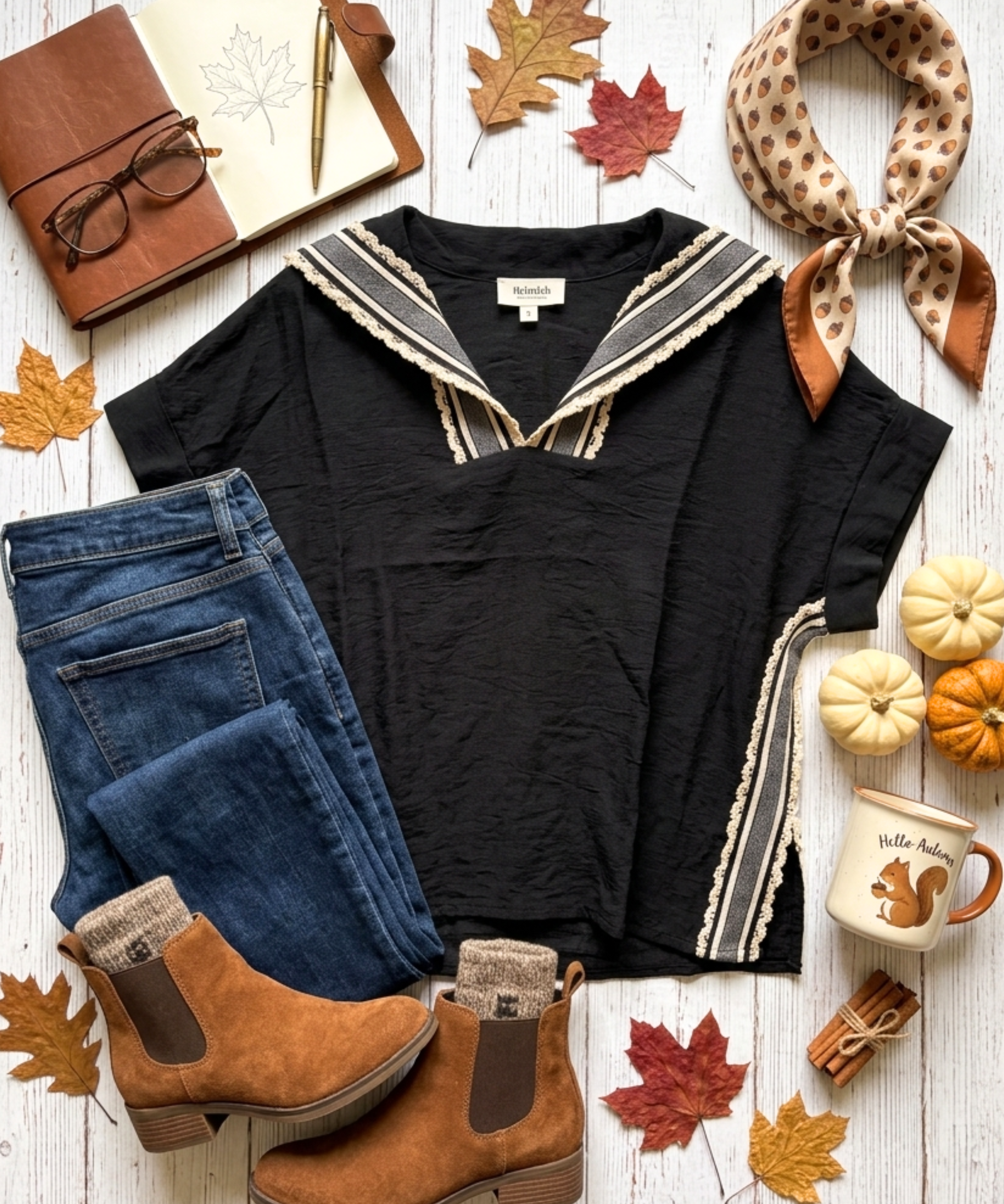 Lace Trim Top
