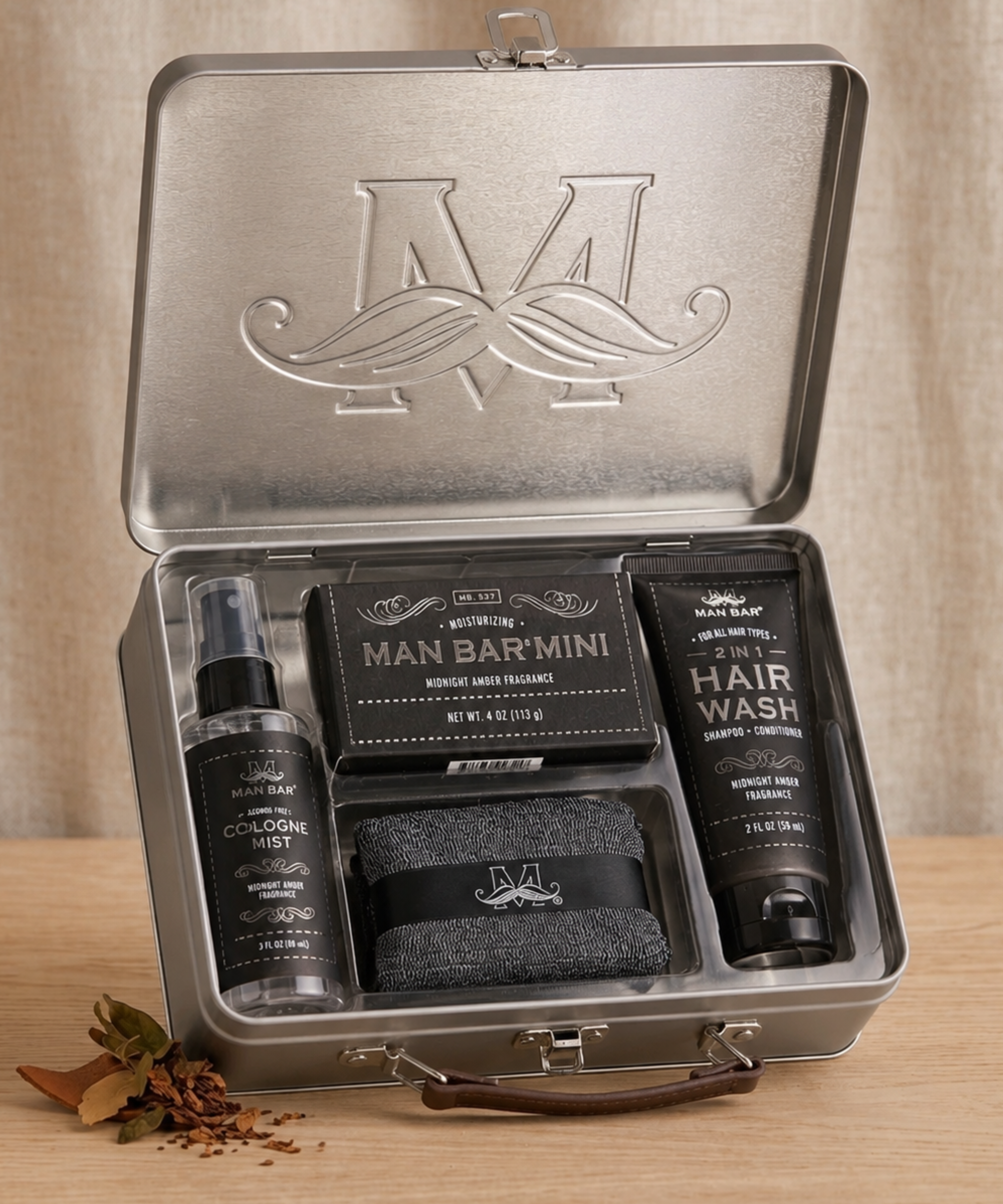 Man Bar Travel Kit - 4 Scents