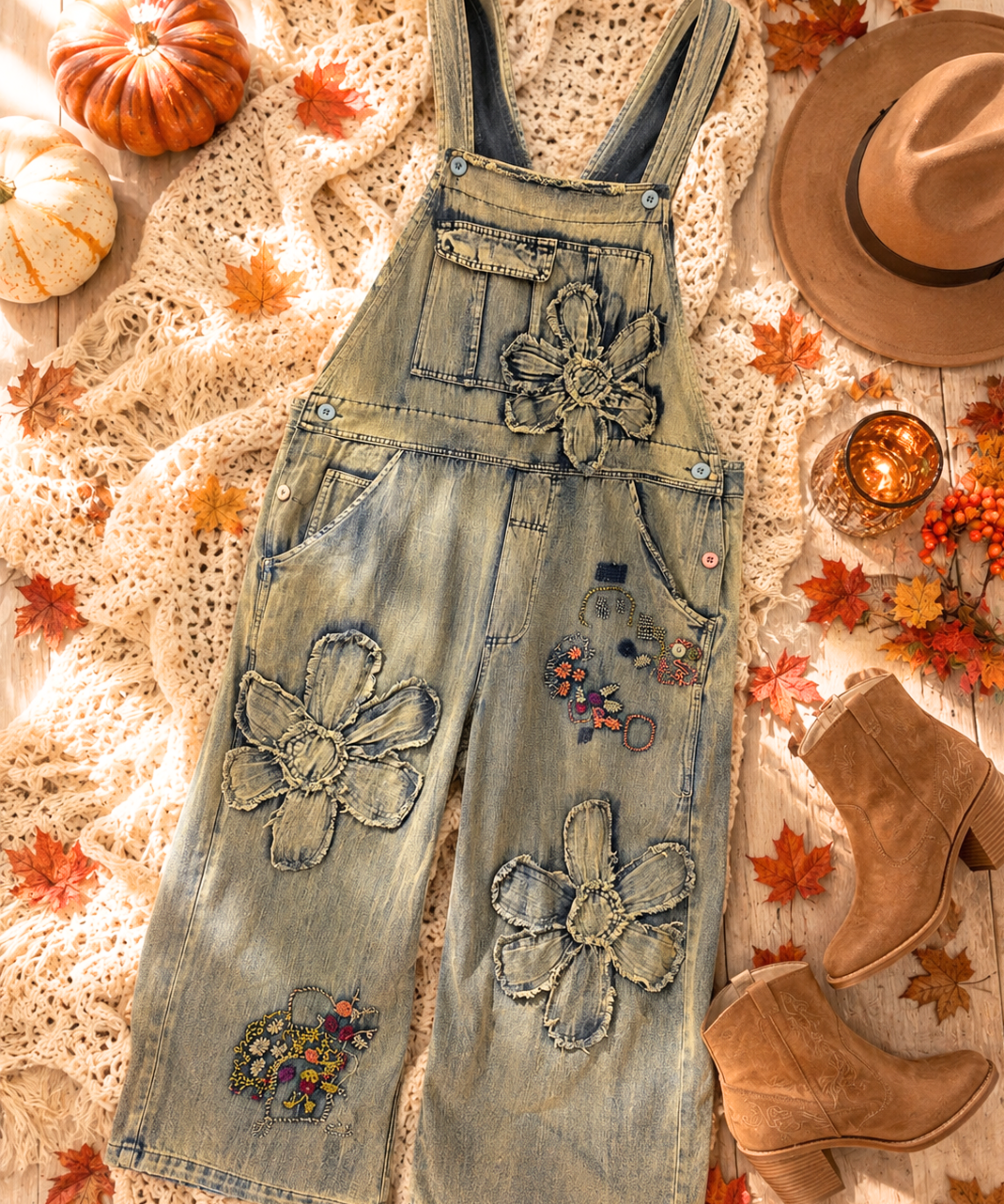 Flower Patch Overalls