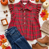 Plus Plaid Top - 2 Colors
