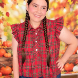 Plus Plaid Top - 2 Colors