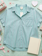 Load image into Gallery viewer, Striped Button Down - 2 Colors
