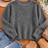 Scoop Back Sweater - 2 Colors