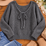 Scoop Back Sweater - 2 Colors