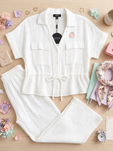 Load image into Gallery viewer, Short Sleeve Gauze Set - 2 Colors
