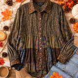 Tiered Amber Boho Top