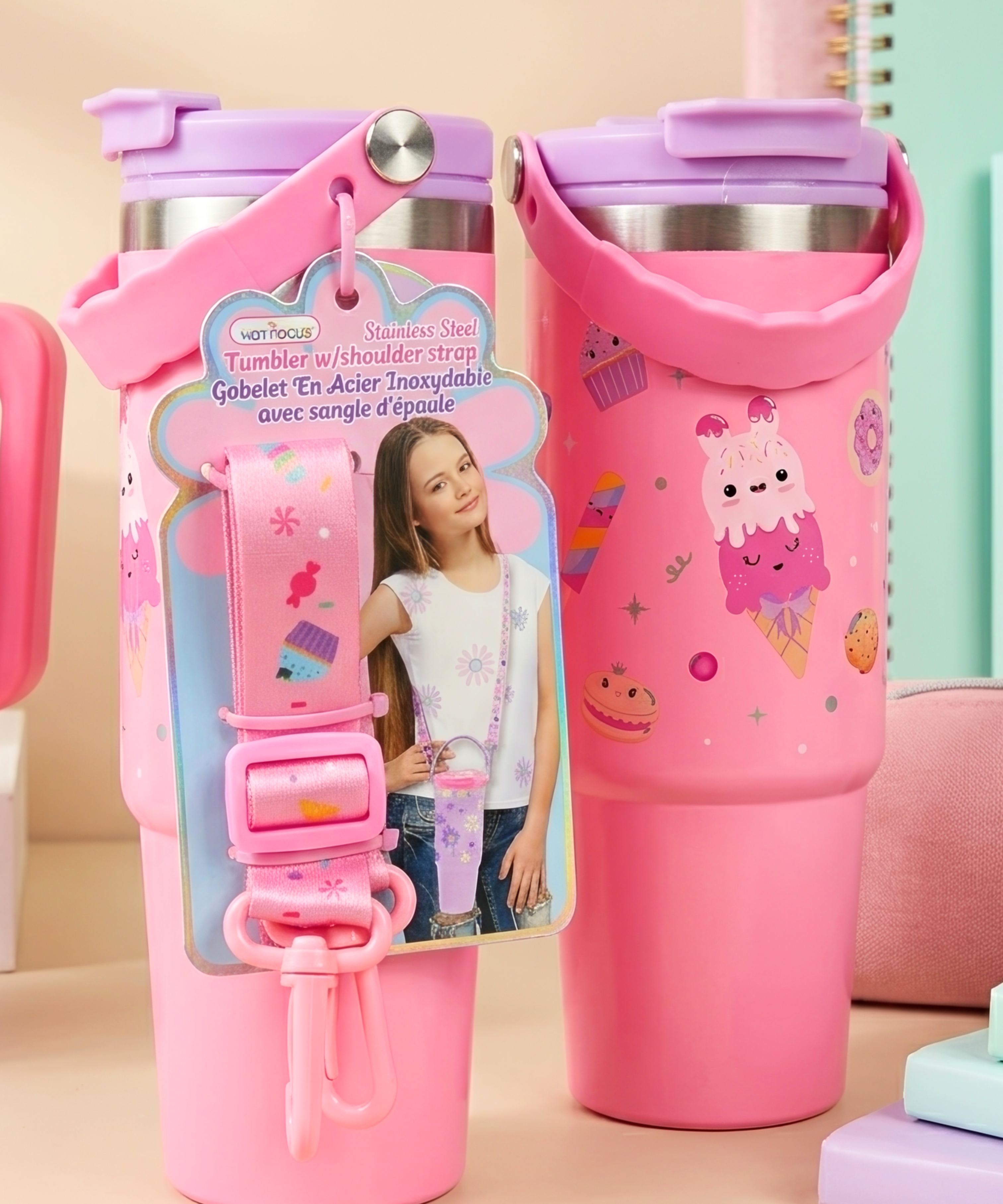 Tumbler w/ Strap - 2 Designs!