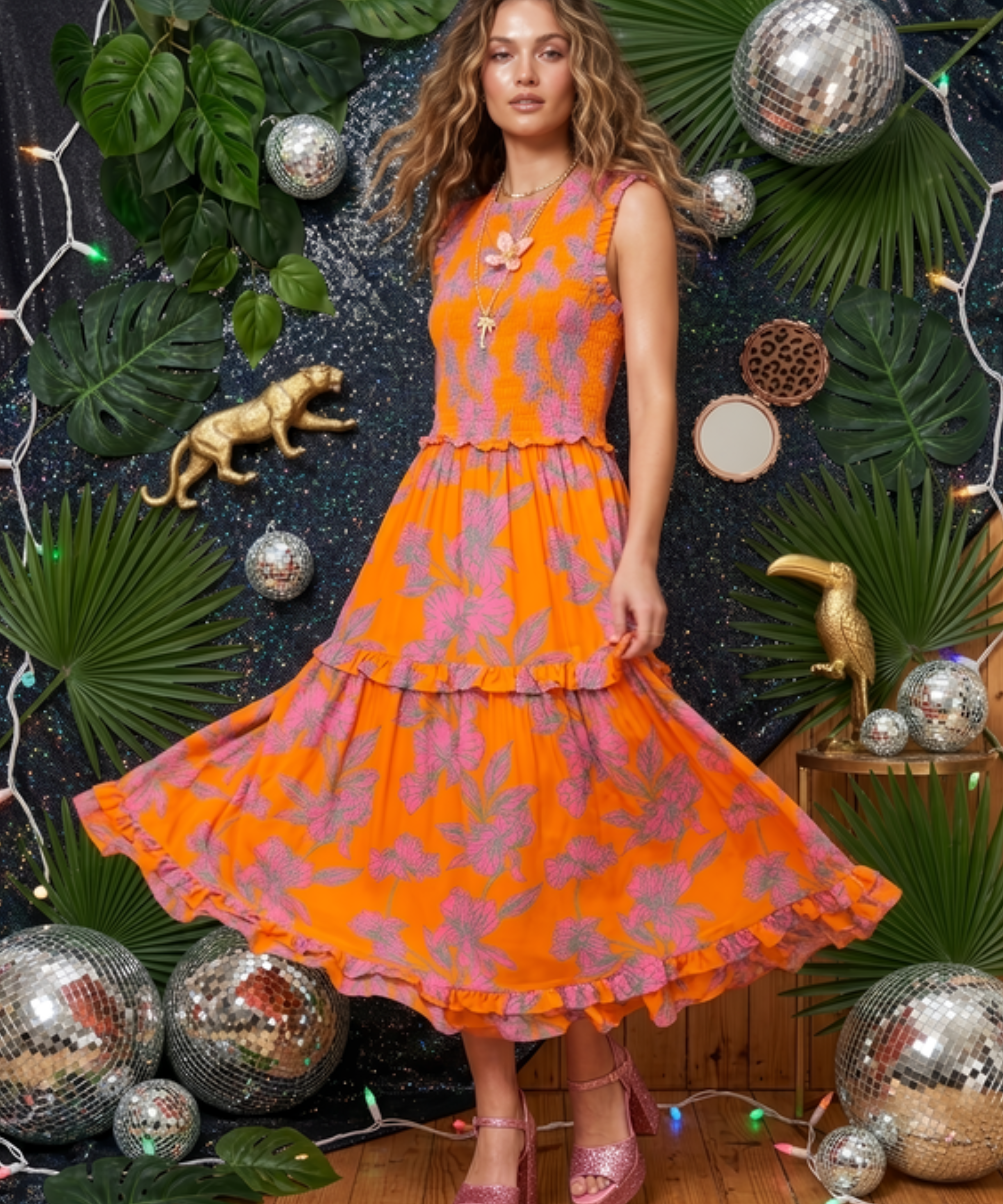 Kathia Smocked Dress