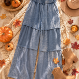 Washed Wide Leg Pants